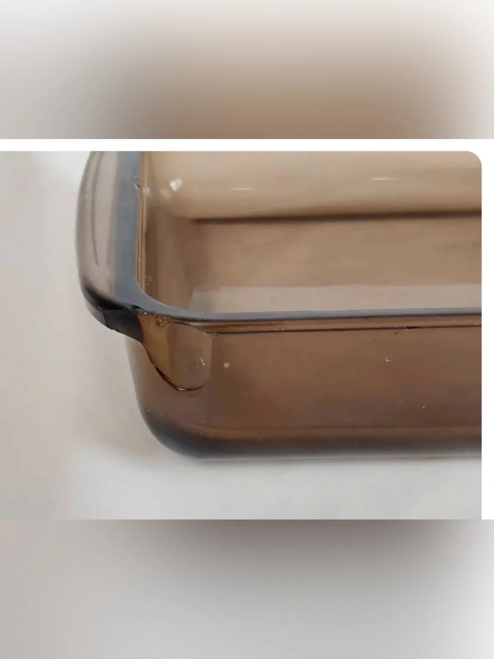 4pc Vintage Amber/Brown PYREX Baking Dishes- Some Chips